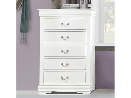 Louis Philippe White Chest - Ornate Home