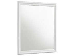 Louis Philippe White Dresser Mirror - Ornate Home