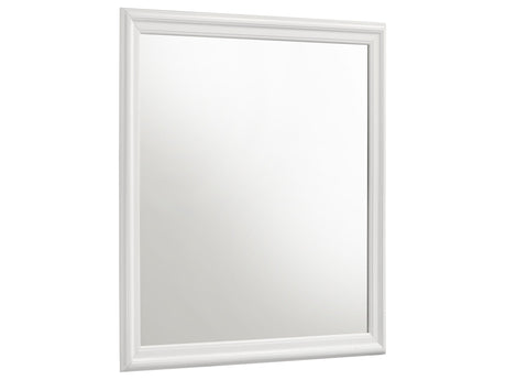 Louis Philippe White Dresser Mirror - Ornate Home