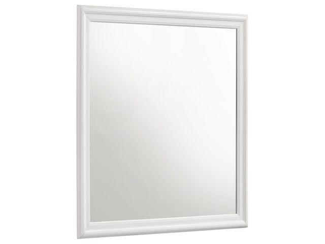 Louis Philippe White Dresser Mirror - Ornate Home