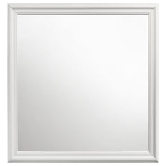 Louis Philippe White Dresser Mirror - Ornate Home