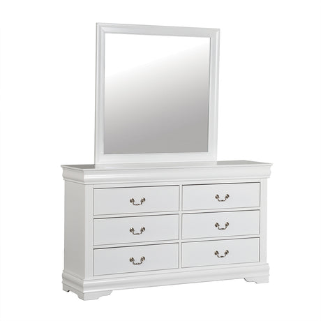 Louis Philippe White Dresser - Ornate Home