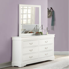 Louis Philippe White Mirror - Ornate Home