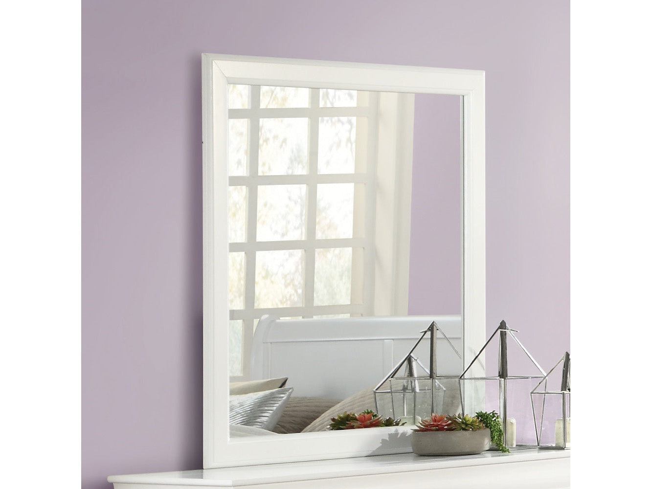 Louis Philippe White Mirror - Ornate Home