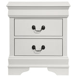 Louis Philippe White Nightstand - Ornate Home