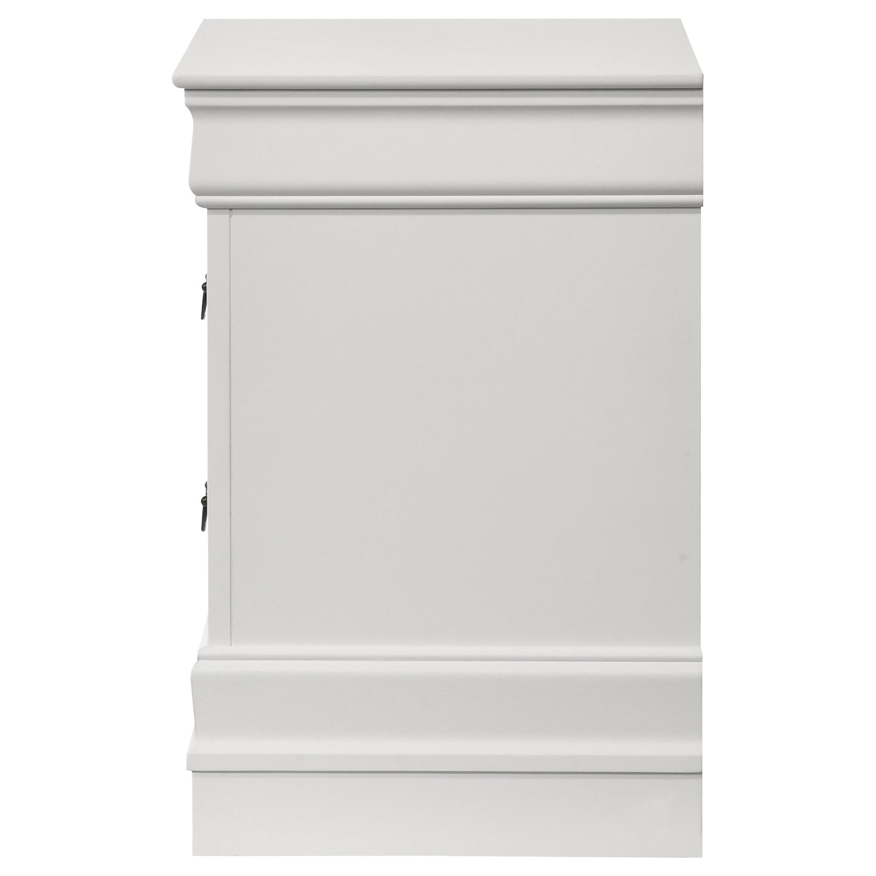 Louis Philippe White Nightstand - Ornate Home
