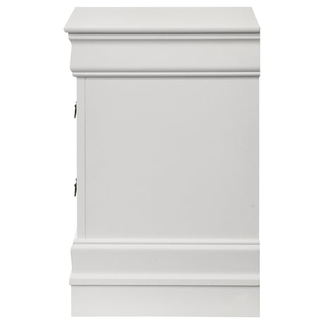Louis Philippe White Nightstand - Ornate Home
