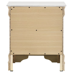 Louis Philippe White Nightstand - Ornate Home