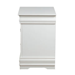 Louis Philippe White Nightstand - Ornate Home