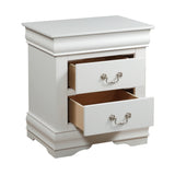 Louis Philippe White Nightstand - Ornate Home