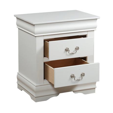 Louis Philippe White Nightstand - Ornate Home
