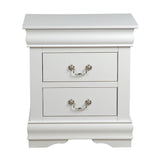 Louis Philippe White Nightstand - Ornate Home