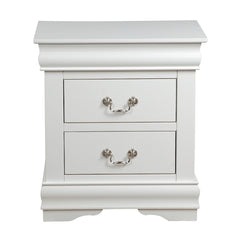 Louis Philippe White Nightstand - Ornate Home