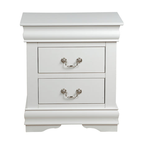 Louis Philippe White Nightstand - Ornate Home