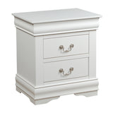 Louis Philippe White Nightstand - Ornate Home