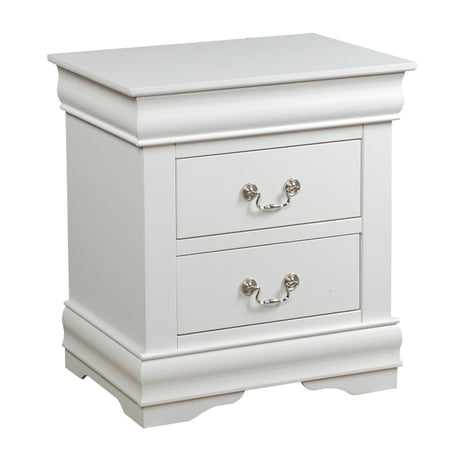 Louis Philippe White Nightstand - Ornate Home