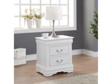 Louis Philippe White Nightstand - Ornate Home
