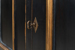 Louis Xvi Black Buffet - Ornate Home