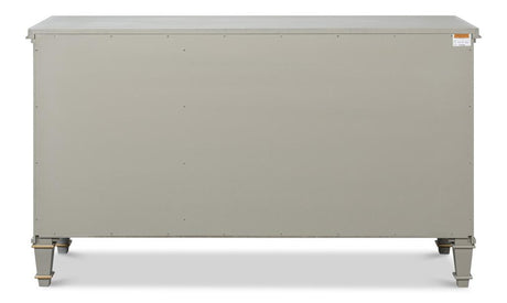 Louis Xvi Black Buffet - Ornate Home