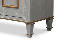Louis Xvi Black Buffet - Ornate Home