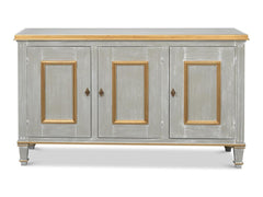 Louis Xvi Black Buffet - Ornate Home
