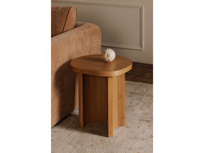 Louise Natural Accent Table - Ornate Home