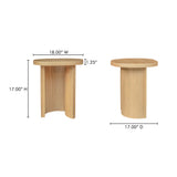 Louise Natural Accent Table - Ornate Home