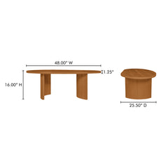 Louise Natural Coffee Table - Ornate Home