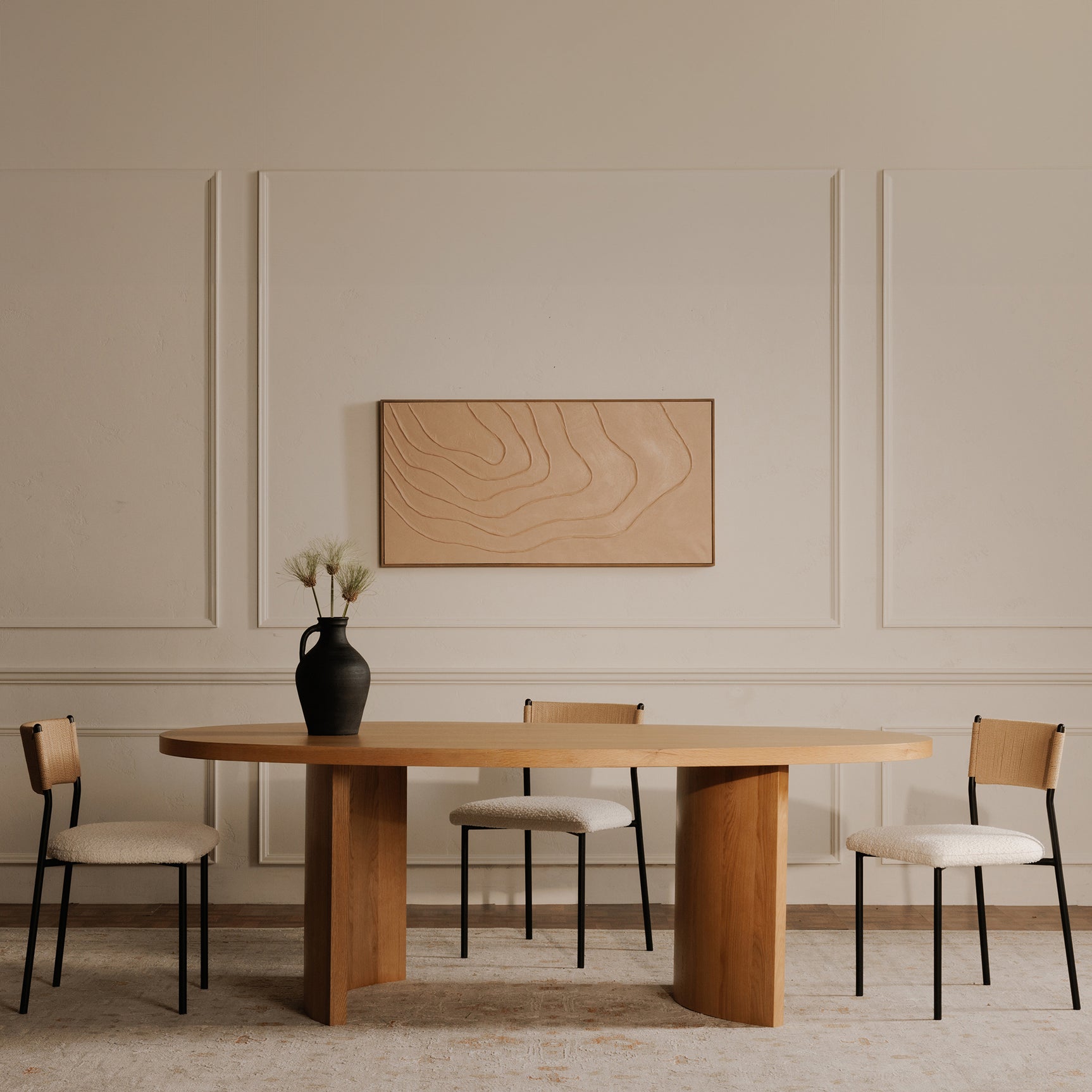 Louise Natural Dining Table - Ornate Home