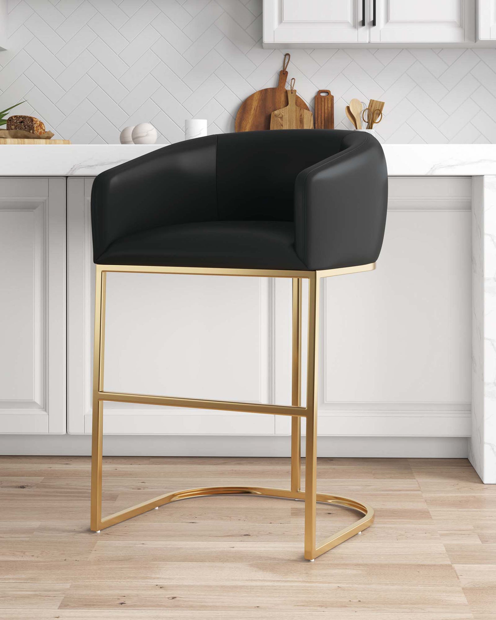 Louvre Barstool in Black - Ornate Home