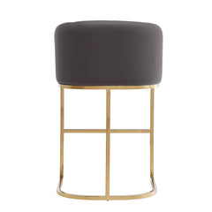 Louvre Barstool in Grey and Black - Ornate Home