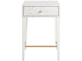 Love Joy Bliss Mother Of Pearl/White Bedside Table - Ornate Home