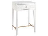 Love Joy Bliss Mother Of Pearl/White Bedside Table - Ornate Home