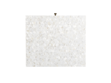 Love Joy Bliss Mother Of Pearl/White Bedside Table - Ornate Home