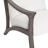 Lovina Smoked Truffle/White/Cream Outdoor Chair - Ornate Home