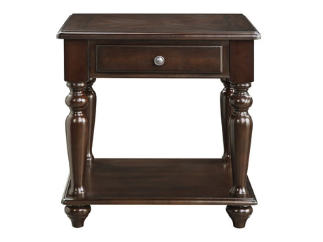 Lovington Espresso End Table - Ornate Home