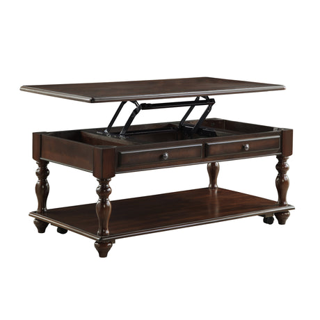 Lovington Espresso Lift Top Cocktail Table - Ornate Home