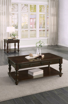 Lovington Espresso Lift Top Cocktail Table - Ornate Home