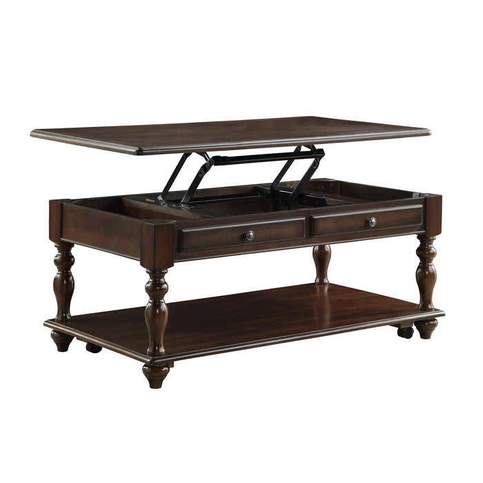 Lovington Espresso Lift Top Cocktail Table - Ornate Home