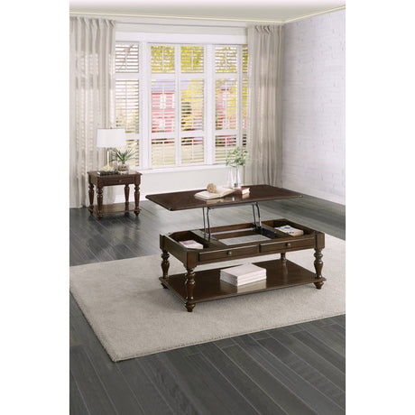 Lovington Espresso Lift Top Cocktail Table - Ornate Home
