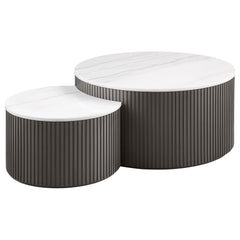 Lowe Charcoal HP0426 Nesting Coffee Table - Ornate Home