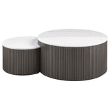 Lowe Charcoal HP0426 Nesting Coffee Table - Ornate Home