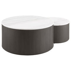 Lowe Charcoal HP0426 Nesting Coffee Table - Ornate Home