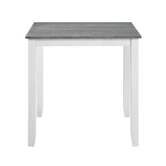 Lowell Weathered Gray/White/Gray 5-Piece Pack Counter Height Set - Ornate Home