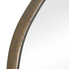 Lowen Brass Round Mirror - Ornate Home