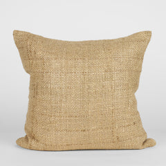 Lowen Gold 22x22 Square Woven Pillow Cover with Non-Allergen Filler - Ornate Home