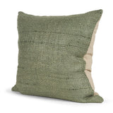 Lowen Silver Sage 22x22 Square Woven Pillow Cover with Down Filler - Ornate Home