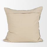 Lowen Silver Sage 22x22 Square Woven Pillow Cover with Down Filler - Ornate Home