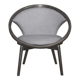 Lowery Dark Charcoal Accent Chair - Ornate Home