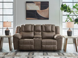 Lowilla Driftwood DBL Rec Loveseat w/Console - Ornate Home